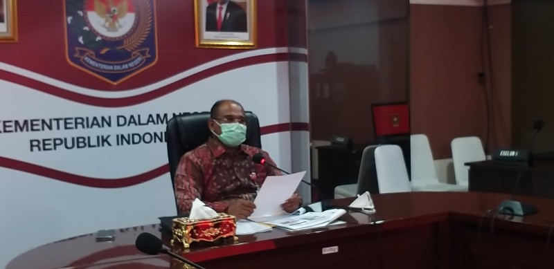 Direktur Jenderal Bina Administrasi Kewilayahan Kemendagri, Safrizal. Medcom.id/Kautsar Widya Prabowo