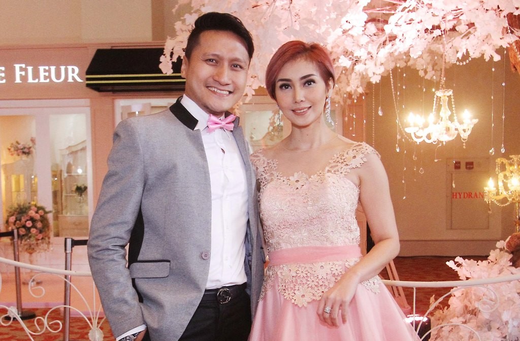 Arie Untung & Istri. (foto:MI/Angga Yuniar)