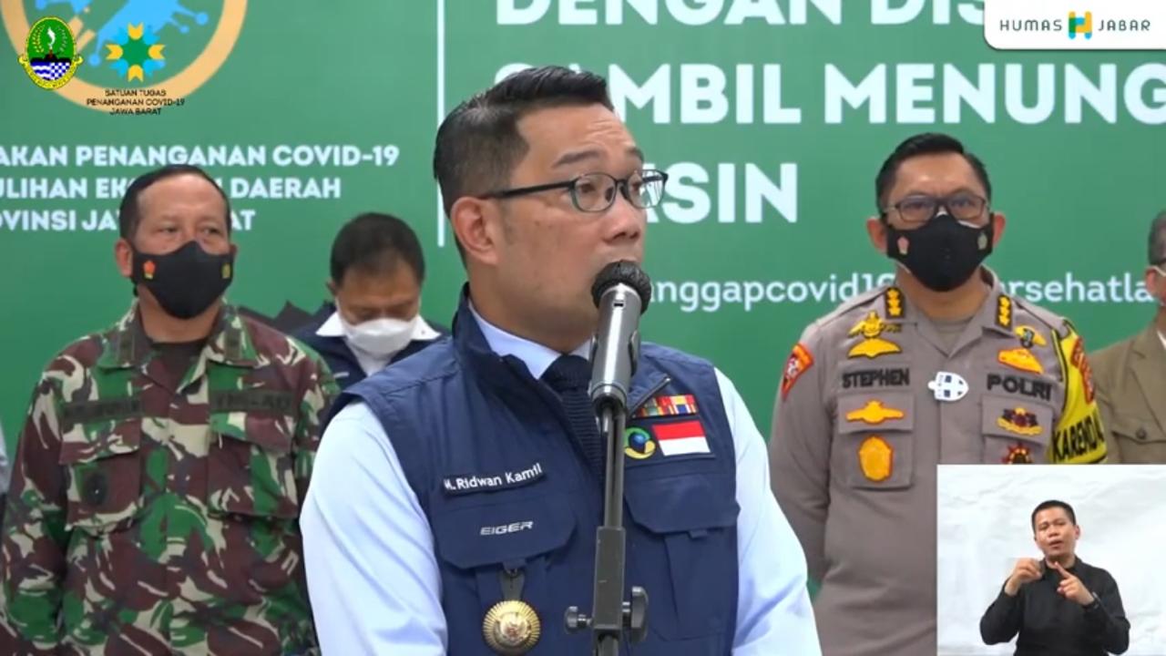 Bertambah, Zona Merah Covid-19 di Jabar Jadi 8 Daerah