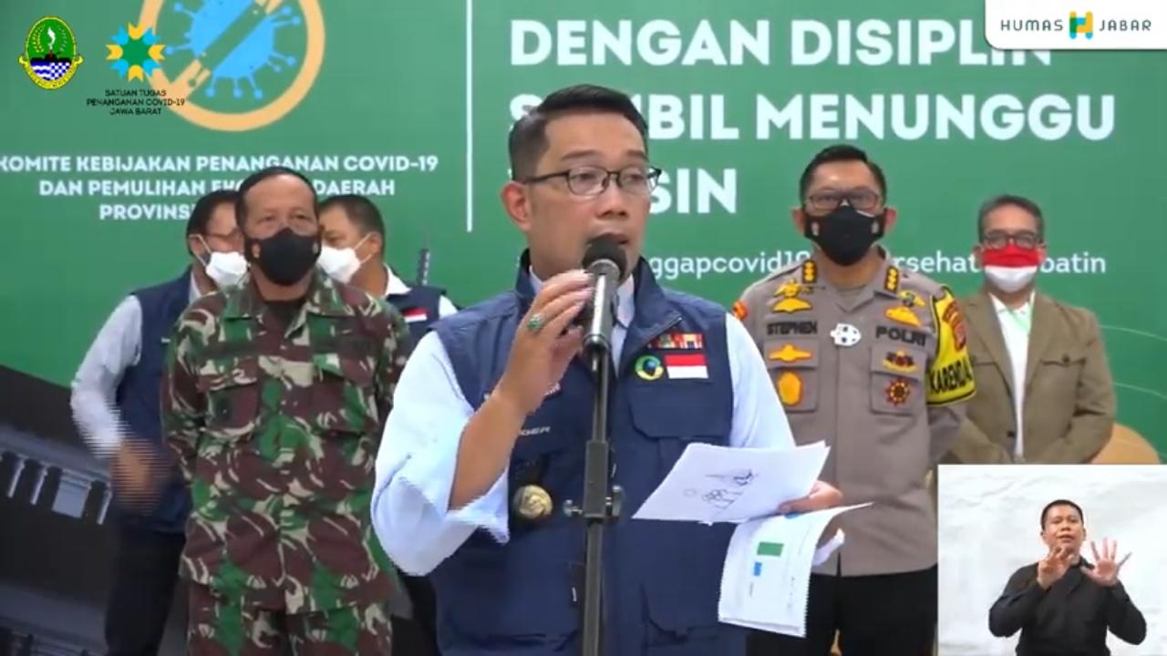 Gubernur Jawa Barat Ridwan Kamil. YouTube/Humas Jabar