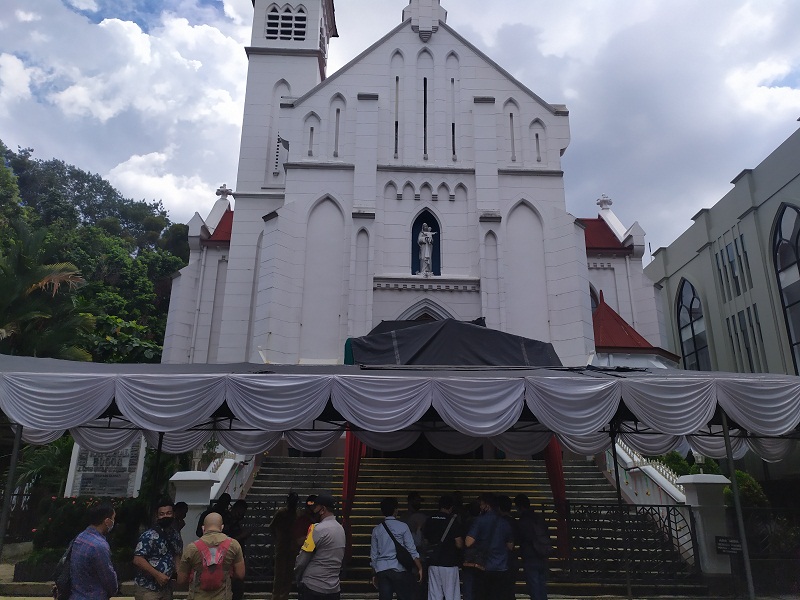 Gereja Katedral Bogor di Jalan Kapten Muslihat, Kecamatan Bogor Tengah, Kota Bogor, Jawa Barat/Medcom.id