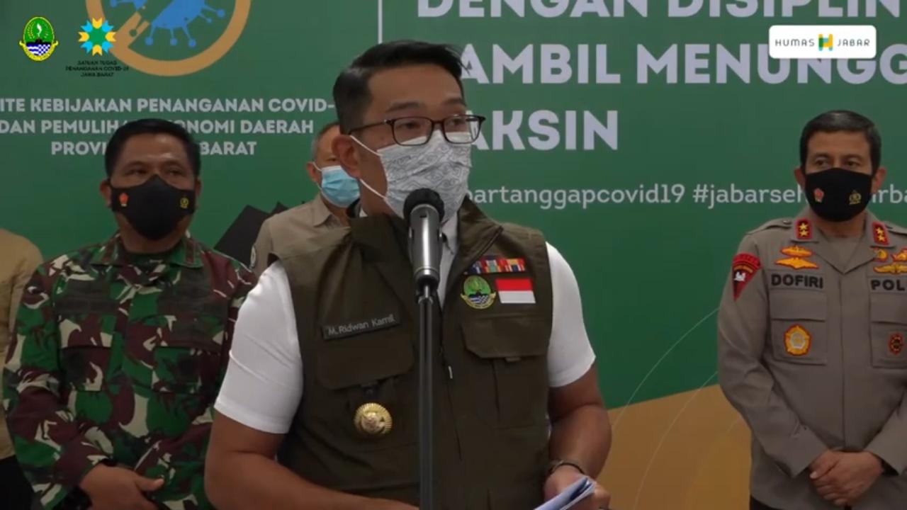 Gubernur Jawa Barat Ridwan Kamil. YouTube/Humas Jabar