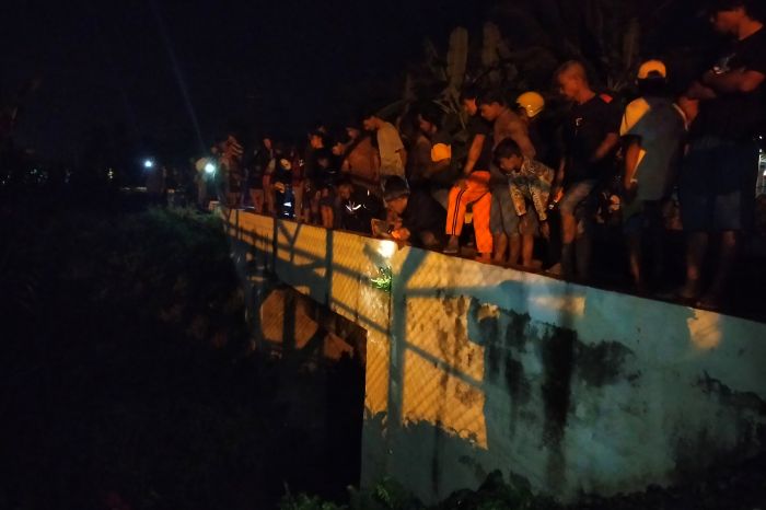 Kereta Api Serayu jurusan Purwokerto-Pasar Senin menabrak seorang pejalan kaki di Jalan Khoer Affandi, Kelurahan Awipari, Kota Tasikmalaya. MI/Kristiadi.