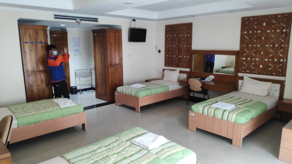 Ilustrasi kamar isolasi mandiri di Pondok Gede. Medcom.id/ Anggi