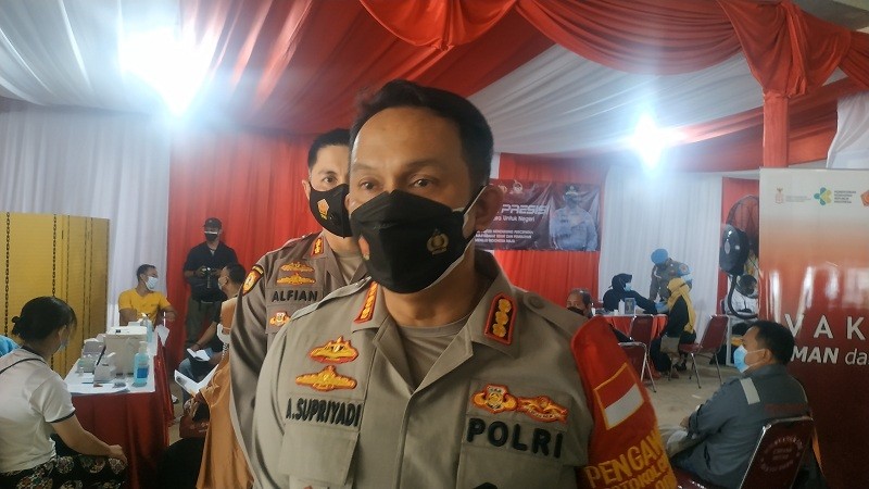 Kapolres Metro Bekasi Kota Kombes Pol Aloysius Suprijadi. Antonio/Medcom.id