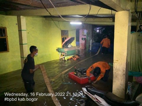 Hujan Lebat Guyur Kabupaten Bogor, 3.200 Rumah Terendam