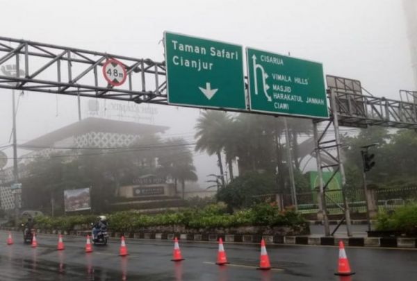 Hari Raya Nyepi, Polisi Terapkan Ganjil Genap di Puncak