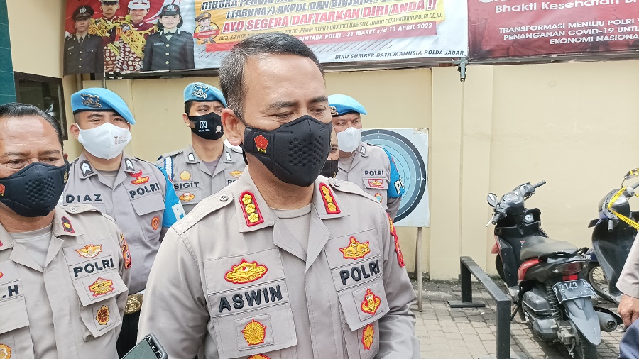 Caption foto: Kapolrestabes Bandung, Kombes Pol Aswin Sipayung