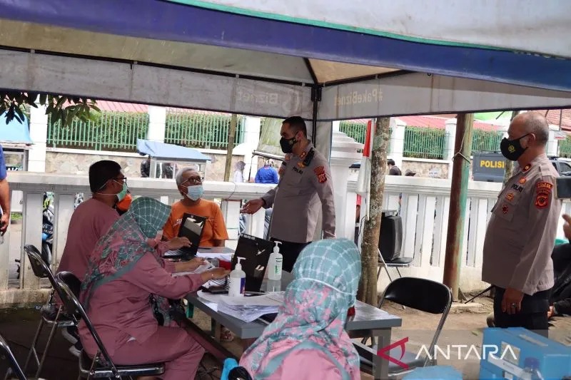 Kasus Covid-19 di Kota Sukabumi Naik, Polisi Buka Lagi Layanan Vaksinasi