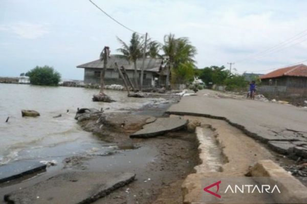 Abrasi Merusak Jalan Dekat Bibir Pantai Karawang, Butuh Rp9,7 Triliun untuk Penanganan