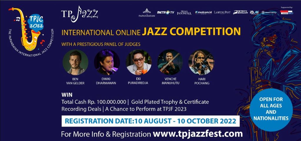 Kompetisi Musik The Papandayan Jazz Kembali Dibuka, Total Hadiah Rp100 Juta