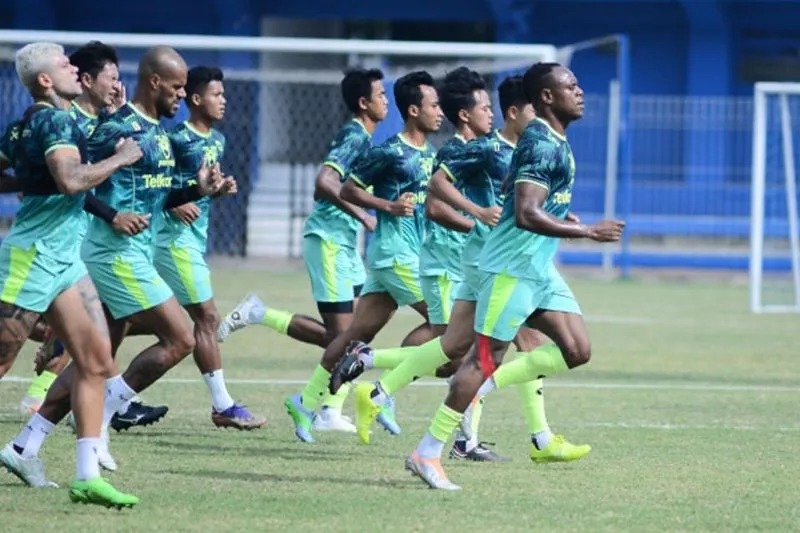 Pemain Persib Bandung saat berlatih. (HO/Persib.co.id)