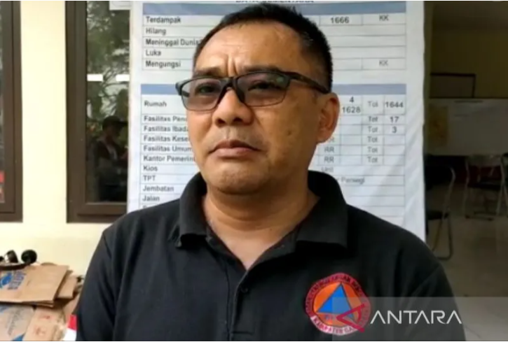 Kepala Pelaksana BPBD Kabupaten Garut Satria Budi. (ANTARA/Feri Purnama)