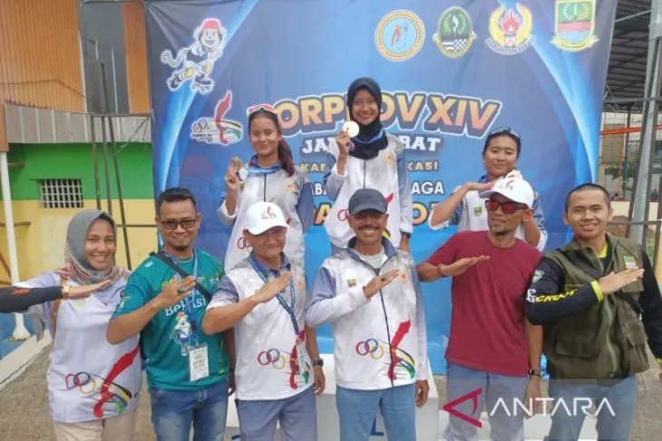 Tim Sepatu Roda Kabupaten Bekasi Borong 6 Medali pada Porprov 2022