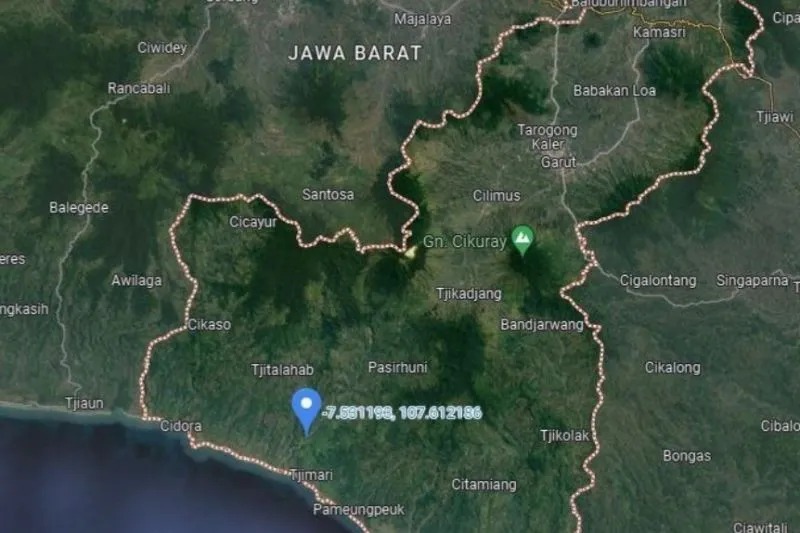 Gempa bumi di Kabupaten Garut, Jawa Barat. (ANTARA/HO-BPBD Jawa Barat)
