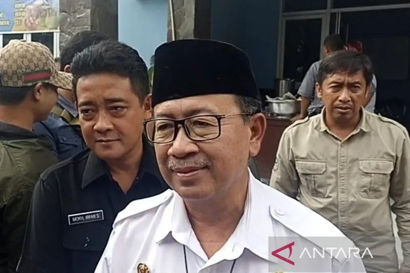 Bupati Cianjur, Jawa Barat, Herman Suherman.(ANTARA/Ahmad Fikri). (Ahmad Fikri)