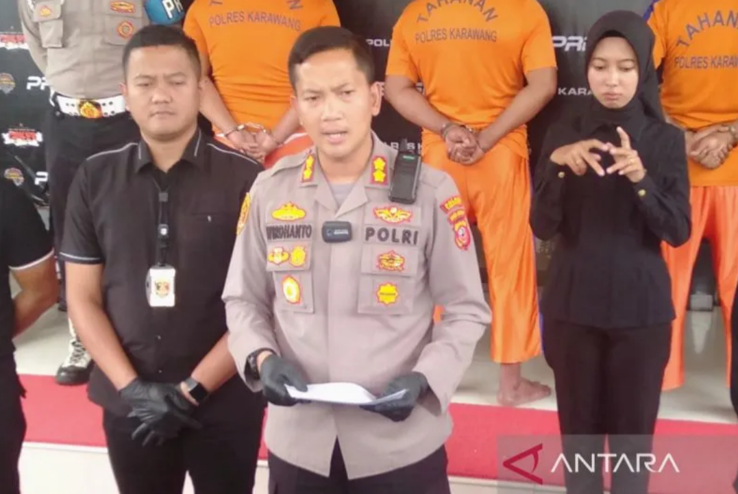 Polisi Menangkap 12 Tersangka Kasus Narkotika di Karawang