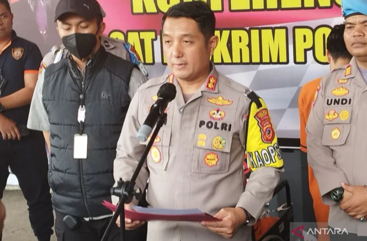 Kapolres Cimahi AKBP Aldi Subartono. (ANTARA/Bagus Ahmad Rizaldi)