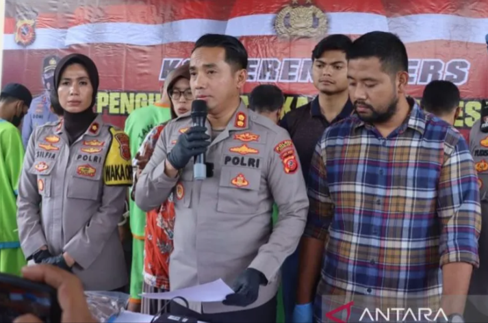 Kapolres Cianjur, Jawa Barat, AKPB Doni Hermawan.(ANTARA/Ahmad Fikri). (Ahmad Fikri)