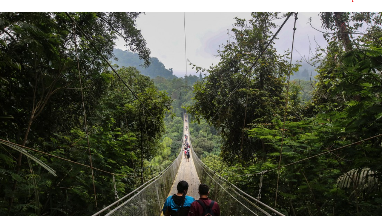 Jembatan situgunung sukabumi. Foto: Medcom.id