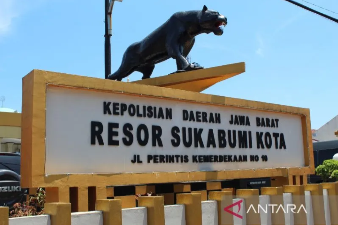 Mapolres Sukabumi Kota yang berada di Jalan Perintis, Kemerdekaan, Kota Sukabumi, Jabar. Antara/Aditya Rohman