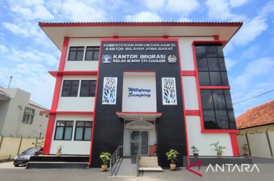 Kantor Imigrasi Non TPI III Kabupaten Cianjur, Jawa Barat.(ANTARA/Ahmad Fikri). (Ahmad Fikri)