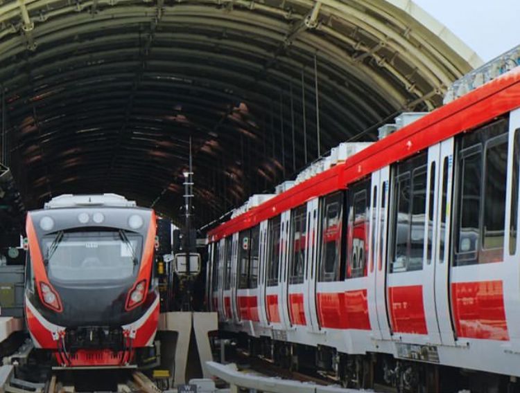 Penampakan LRT Jabodebek. Foto: Istimewa