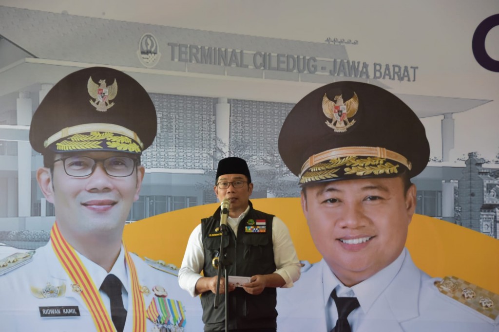 Gubernur Jawa Barat, Ridwan Kamil, saat melakukan kunjungan kerja di Cirebon, Rabu, 19 Juli 2023. Medcom.id/ Ahmad Rofahan