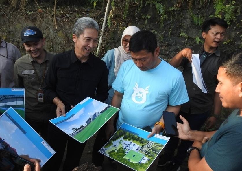 Wakil Wali Kota Bogor Tinjau Lokasi Pembangunan GOR Bogor Barat