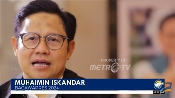 Cak Imin saat diwawancara di Metro tv. Medcom.id