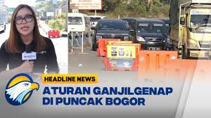 Aturan ganjil genap di kawasan Puncak, Bogor. Metro TV