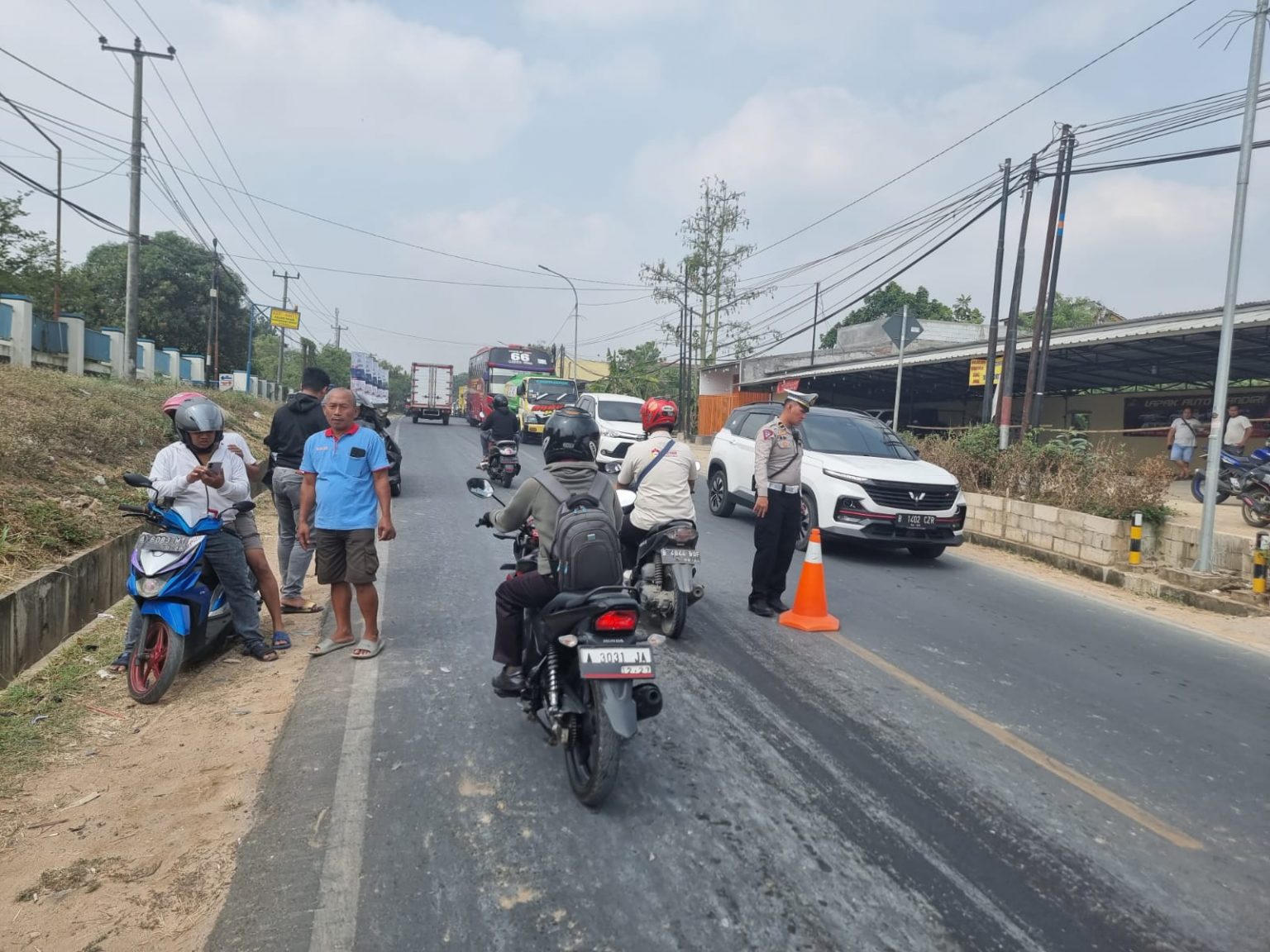 Kecelakaan Beruntun di Jalan Serang-Pandeglang, Empat Orang Terluka