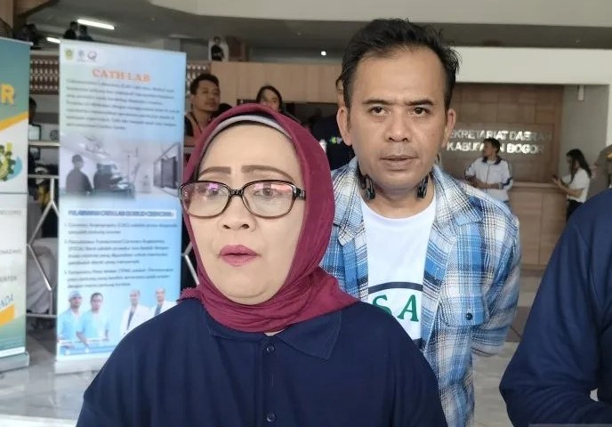 Kepala Dinkes Kabupaten Bogor drg Mike Kaltarina di Cibinong, Kabupaten Bogor, Jawa Barat. (ANTARA/M Fikri Setiawan)