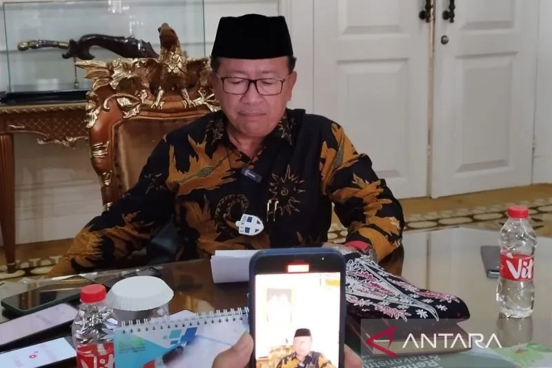 Bupati Cianjur, Jawa Barat, Herman Suherman.(ANTARA/Ahmad Fikri). (Ahmad Fikri)